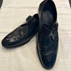 Men’s black buckle dress shoes, Cole Haan, size 11.5 med. Excellent condition.